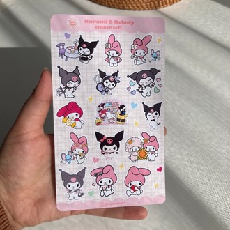 Kuromi & Melody Sticker Seti