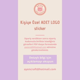 Kişiye Özel LOGO Sticker