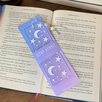Galaksi Akrilik Kitap Ayracı