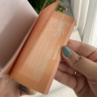 A6 Sunset Notepad