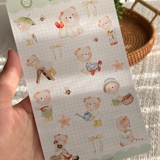 Teddy Sticker Seti