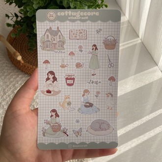 Cottagecore Sticker Seti