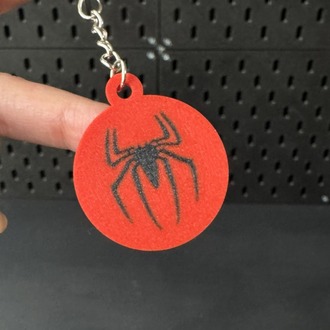 Spider-Man Logo Amahtarlık