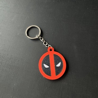 Deadpool Logo Anahtarlık