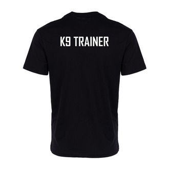 K9 Trainer Baskılı Tişört Siyah