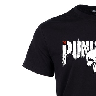 The Punisher Baskılı Tişört Siyah