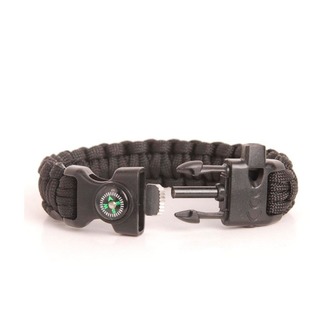 Paracord Hayatta Kalma Bilekliği - Siyah