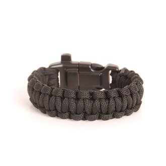 Paracord Hayatta Kalma Bilekliği - Siyah