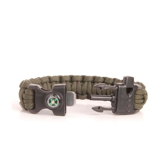Paracord Hayatta Kalma Bilekliği - Haki
