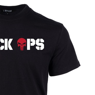 Black Ops Baskılı Tişört Siyah