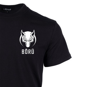 Börü Baskılı Tişört Siyah