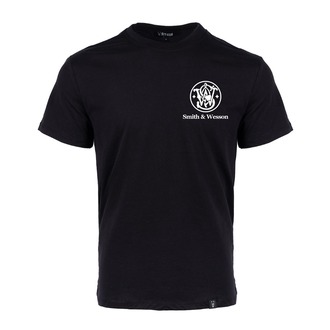Mini Smith & Wesson Baskılı Tişört Siyah