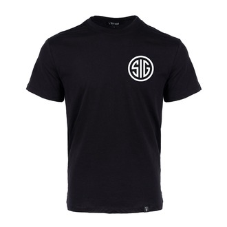 Sig Sauer Never Settle Sırt Baskılı Tişört Siyah
