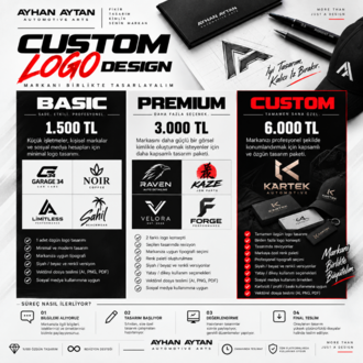 LOGO TASARIM | BASIC - PREMIUM - CUSTOM