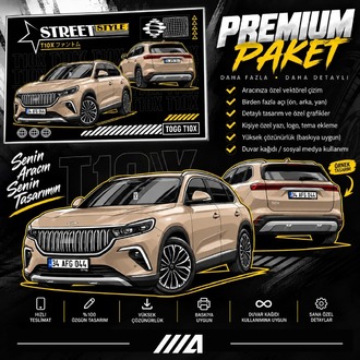 Özel Vektörel Araç Çizimi | PREMIUM