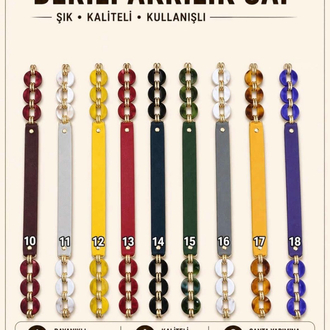 Derili akrilik kulp