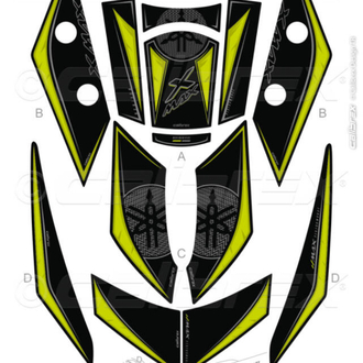 YAMAHA XMAX FULL TANKPAD SET 2018-2020
