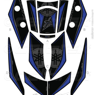 YAMAHA XMAX FULL TANKPAD SET 2018-2020