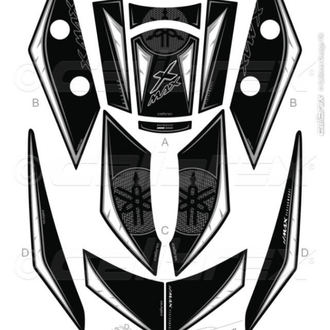 YAMAHA XMAX FULL TANKPAD SET 2018-2020
