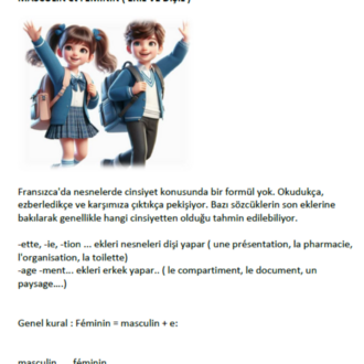 FRANSIZCA BAŞLANGIÇ SEVİYESİ DİLBİLGİSİ