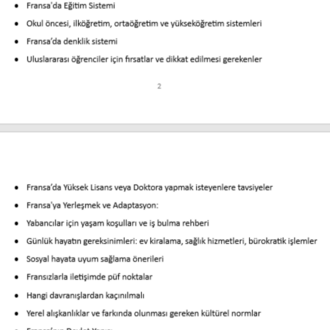 FRANSA REHBERİ