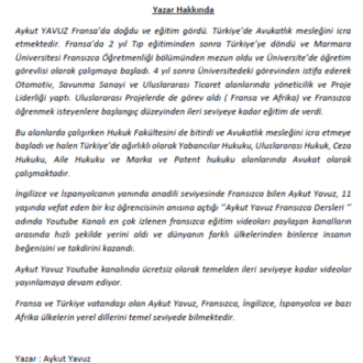 FRANSIZCA ÖZET DERS NOTLARI  A1A2