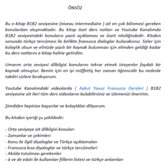 FRANSIZCA ORTA SEVİYE DİLBİLGİSİ 