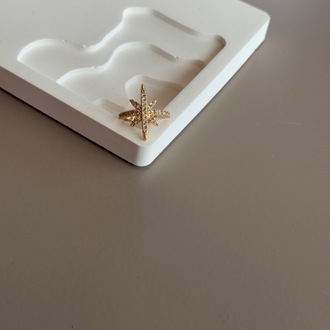 Çelik Gold Yıldız Earcuff