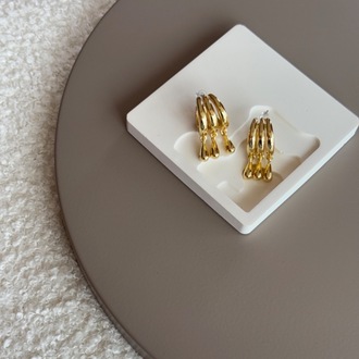 Çelik Gold Jasmin Küpe