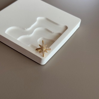 Çelik Gold Yıldız Earcuff