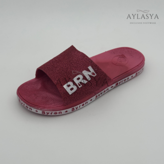 Byron Bordo Unisex Kaydırmaz Taban Terlik