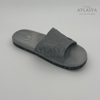 Byron Gri Unisex Kaydırmaz Taban Terlik