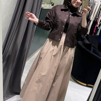 Pearly Kısa Bomber Ceket