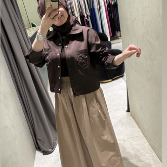 Pearly Kısa Bomber Ceket