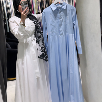 %100 Pamuk Cotton Elbise