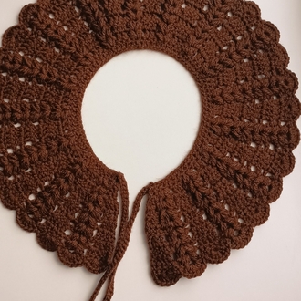 Vintage örgü Yaka