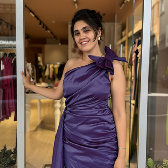 Fiyonk Detaylı Mini Modern Abiye