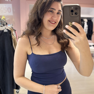 İp Askılı Süngerli Crop