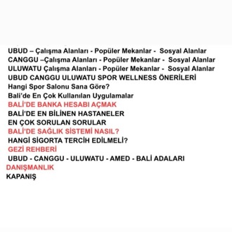 Bali’ye Yerleşme ve Gezi Rehberi