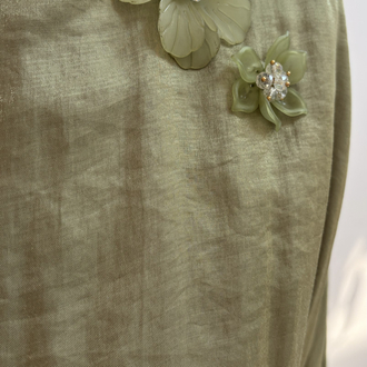 51052 Floral Elbise