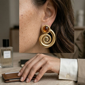 Spiral Çelik Küpe