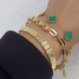 Cartier bileklik ataç modelimiz vintage yeşil bileklik  