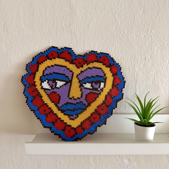 Pop-art Pixel Kalp