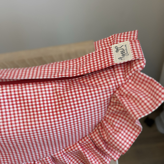 Kırmızı pitikare fırfırlı moonbag