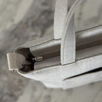 Bej tote bag