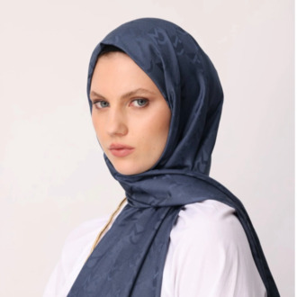 MC Desen Gece Mavisi Jakar Şal 