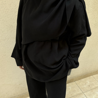 Drape Yaka Bluz Takım
