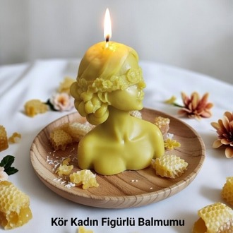 KÖR KADIN FİGÜRLÜ BALMUMU