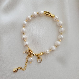 "Pearl Embrace" Ayarlanabilir İnci Bileklik