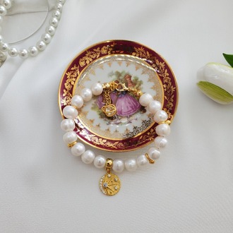 "Pearl Embrace" Ayarlanabilir İnci Bileklik
